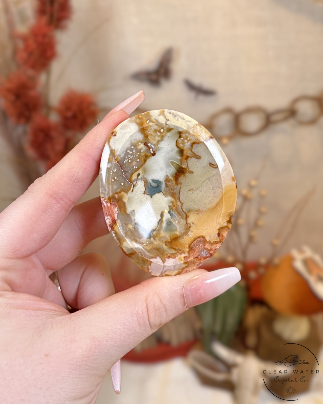 Polychrome Jasper Trinket Dish