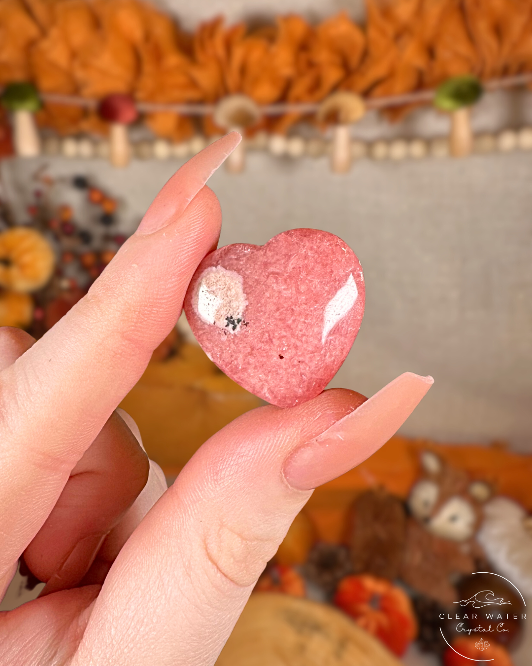 Rhodochrosite Heart- Argentina