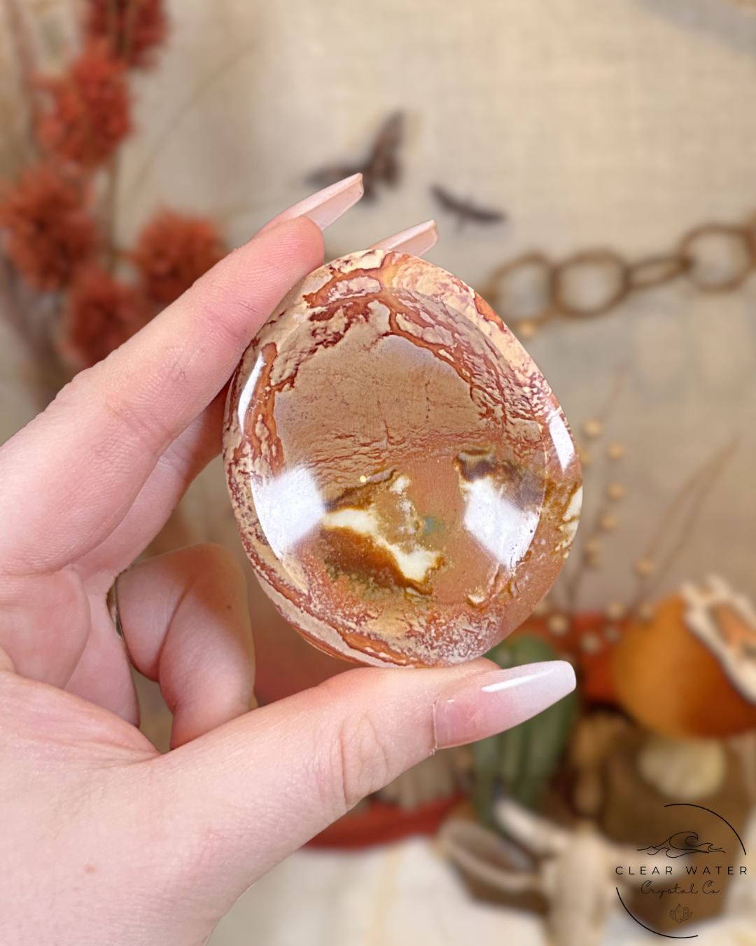 Polychrome Jasper Trinket Dish