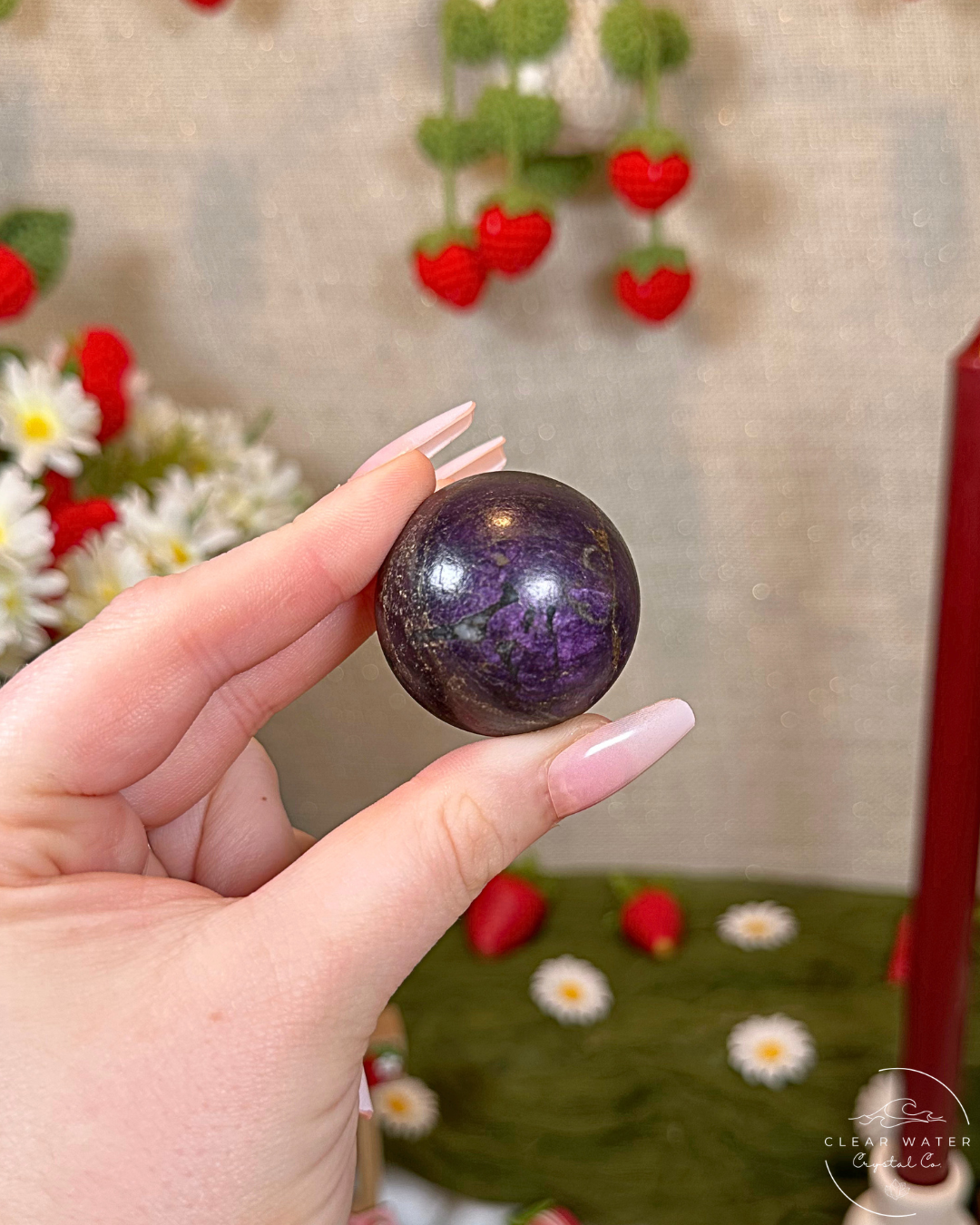 Purpurite Sphere | Namibia