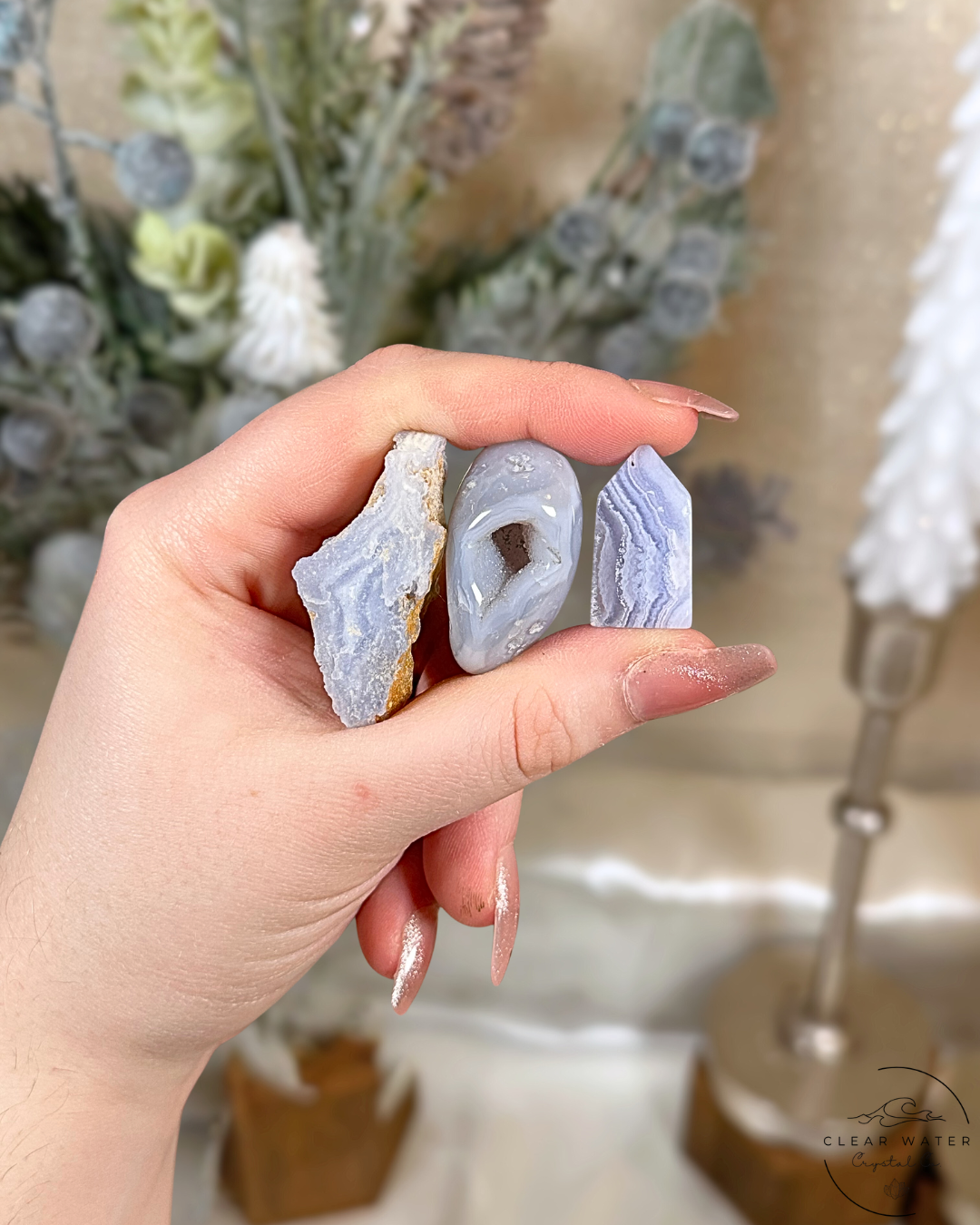 Cloudlace Cache – Blue Lace Agate Bundle