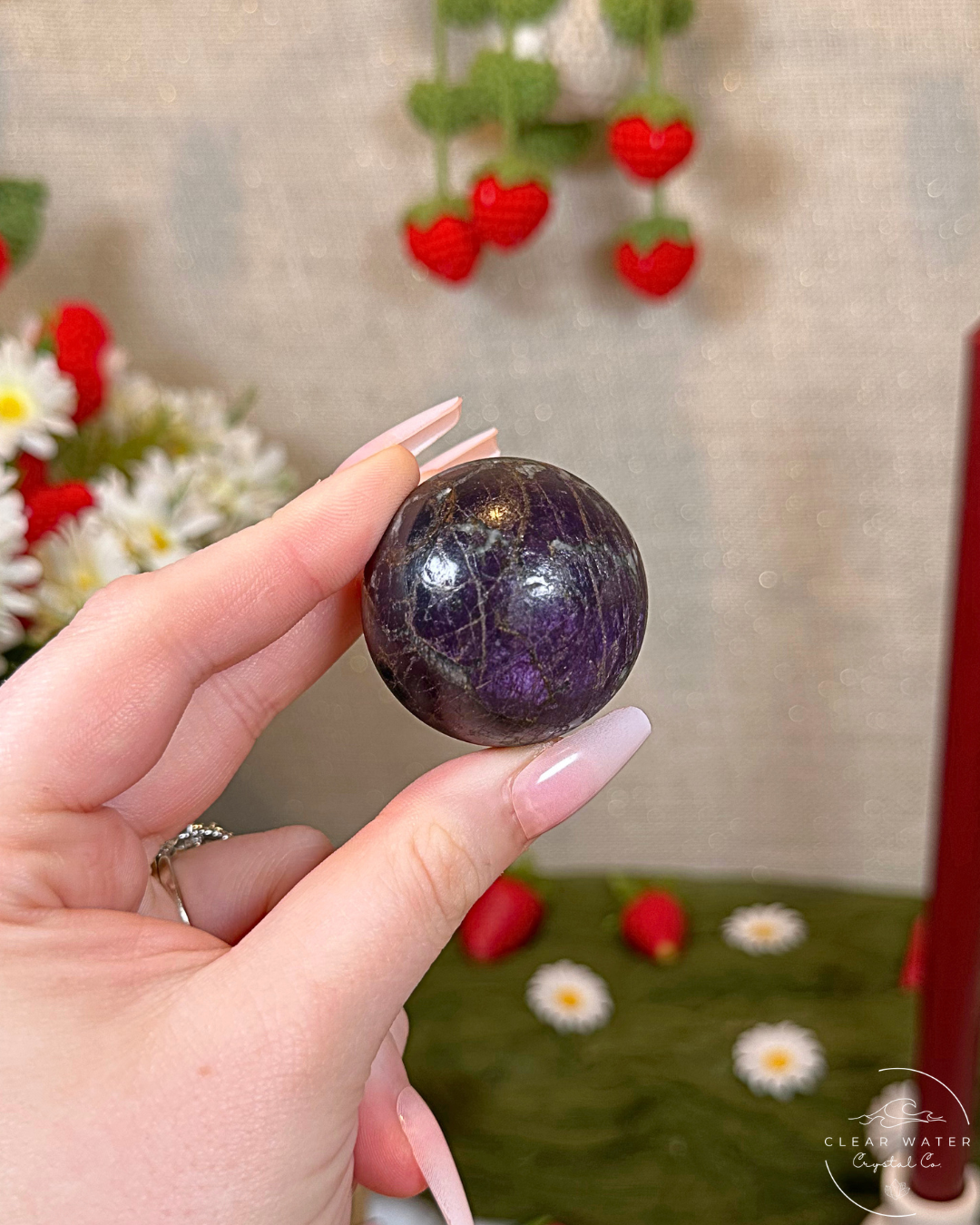 Purpurite Sphere | Namibia