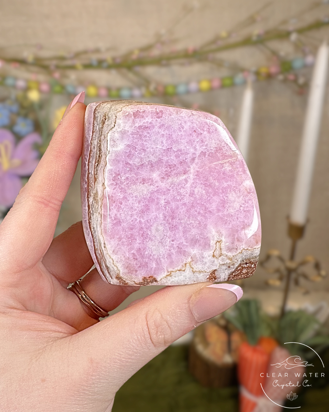 Pink Aragonite Freeforms – Pakistan