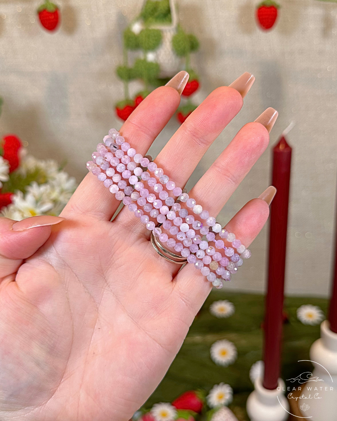 Faceted Kunzite Bracelet