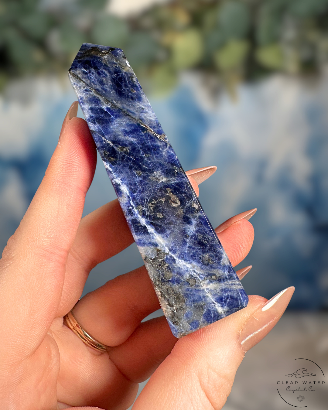 Sodalite Obelisk - Intuition, Clarity & Calm Communication