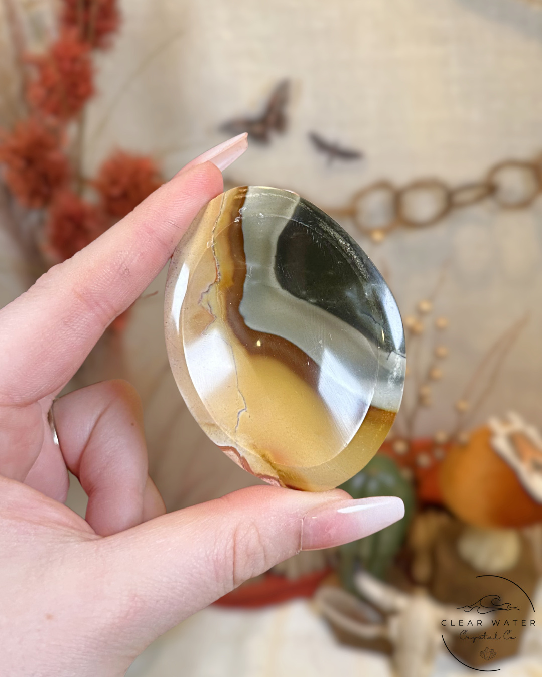 Polychrome Jasper Trinket Dish