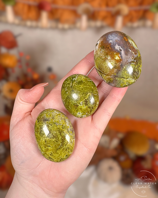 Green Opal Palmstones - Meadow Menders