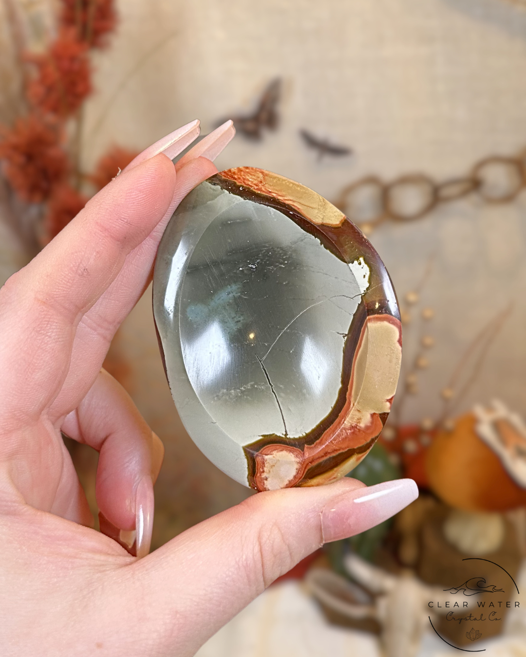 Polychrome Jasper Trinket Dish