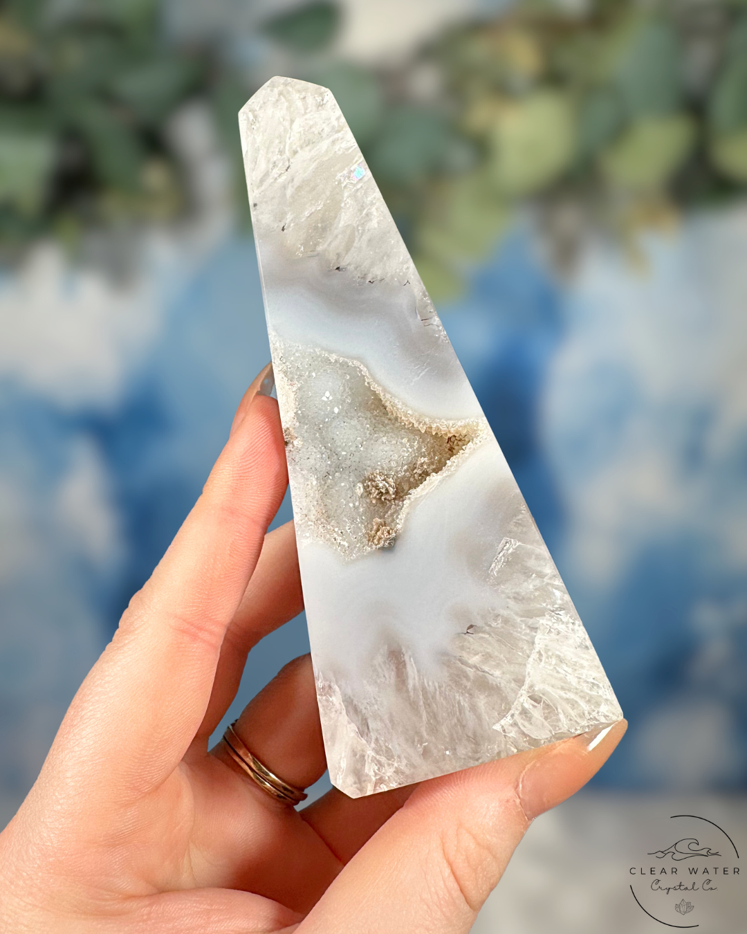 Brazilian Druzy Agate Towers: Dazzling Depths