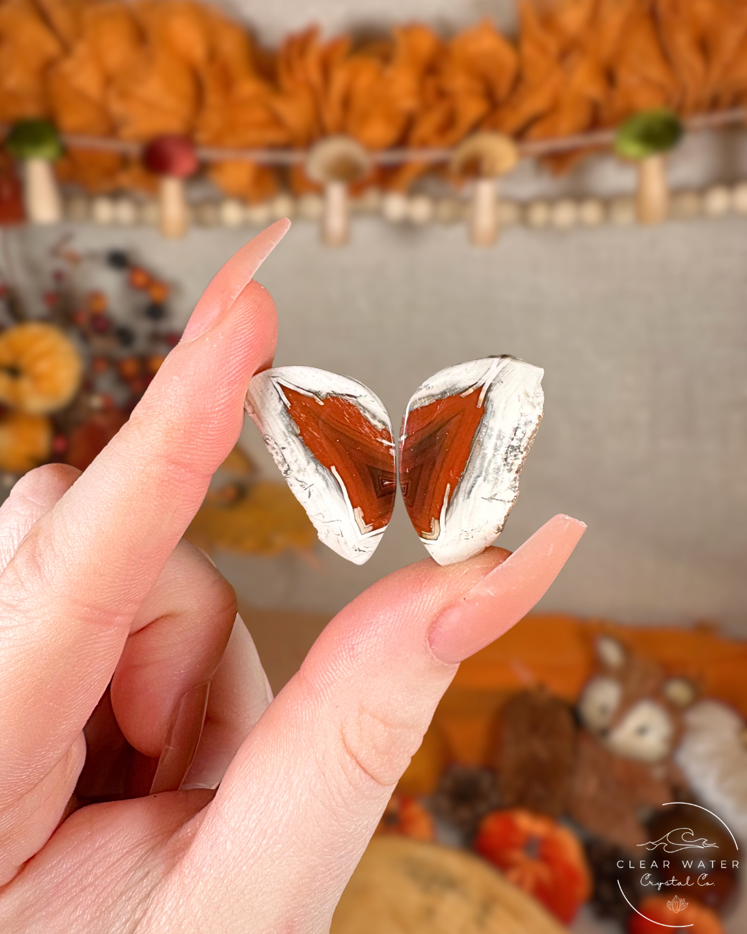 Carnelian Agate Pairs (Motifs) – Indonesia