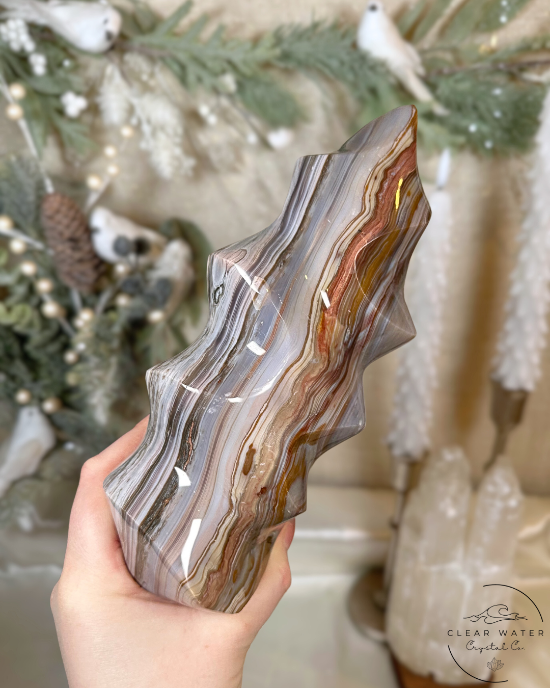 Statement Agate Flame – Madagascar