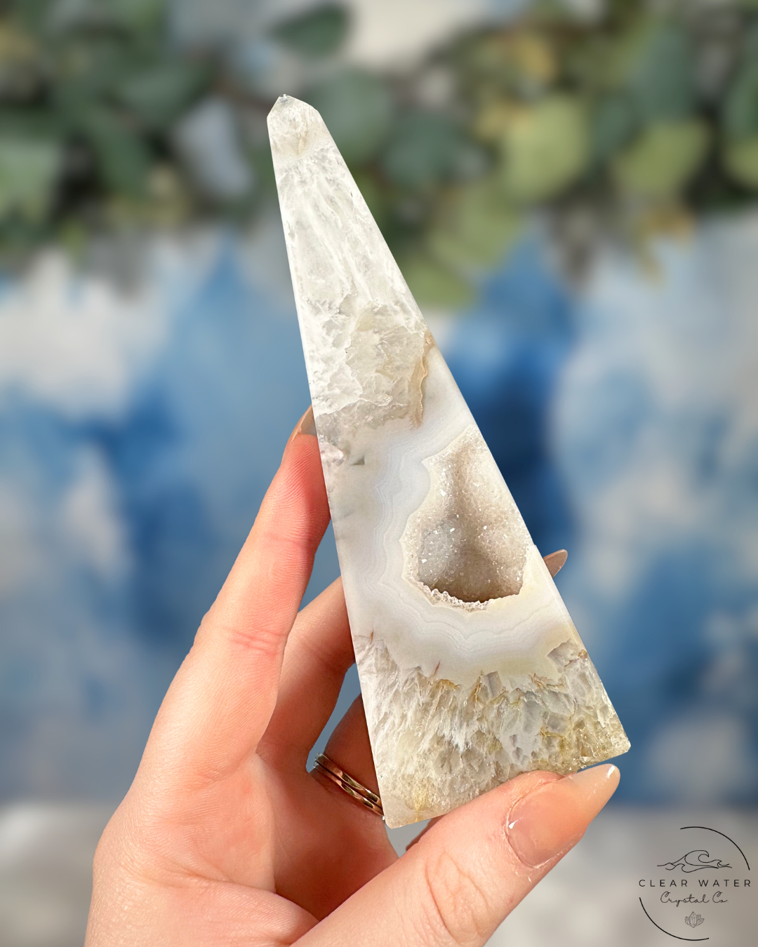 Brazilian Druzy Agate Towers: Dazzling Depths