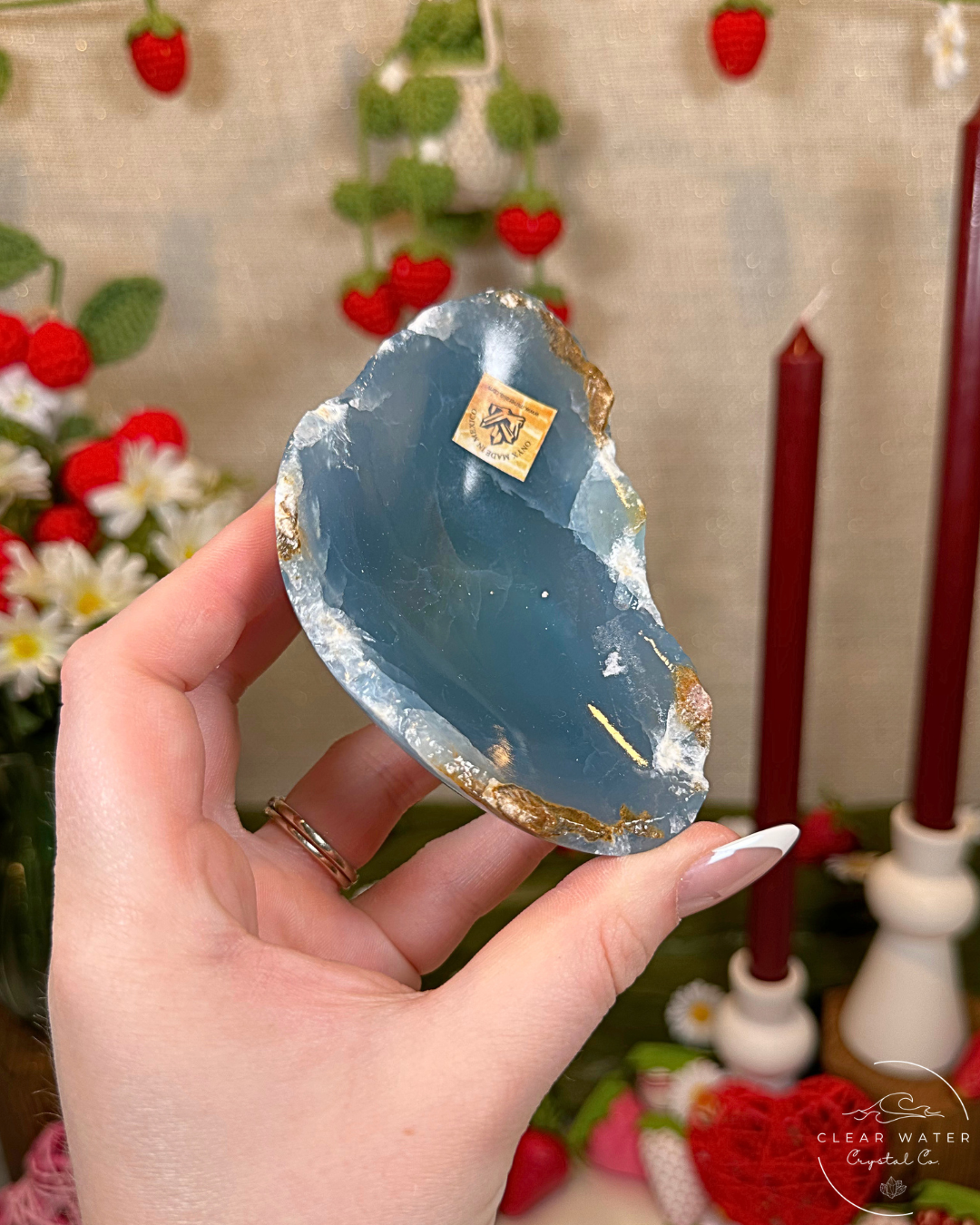 Raw Edge Blue Onyx Bowls | Argentina
