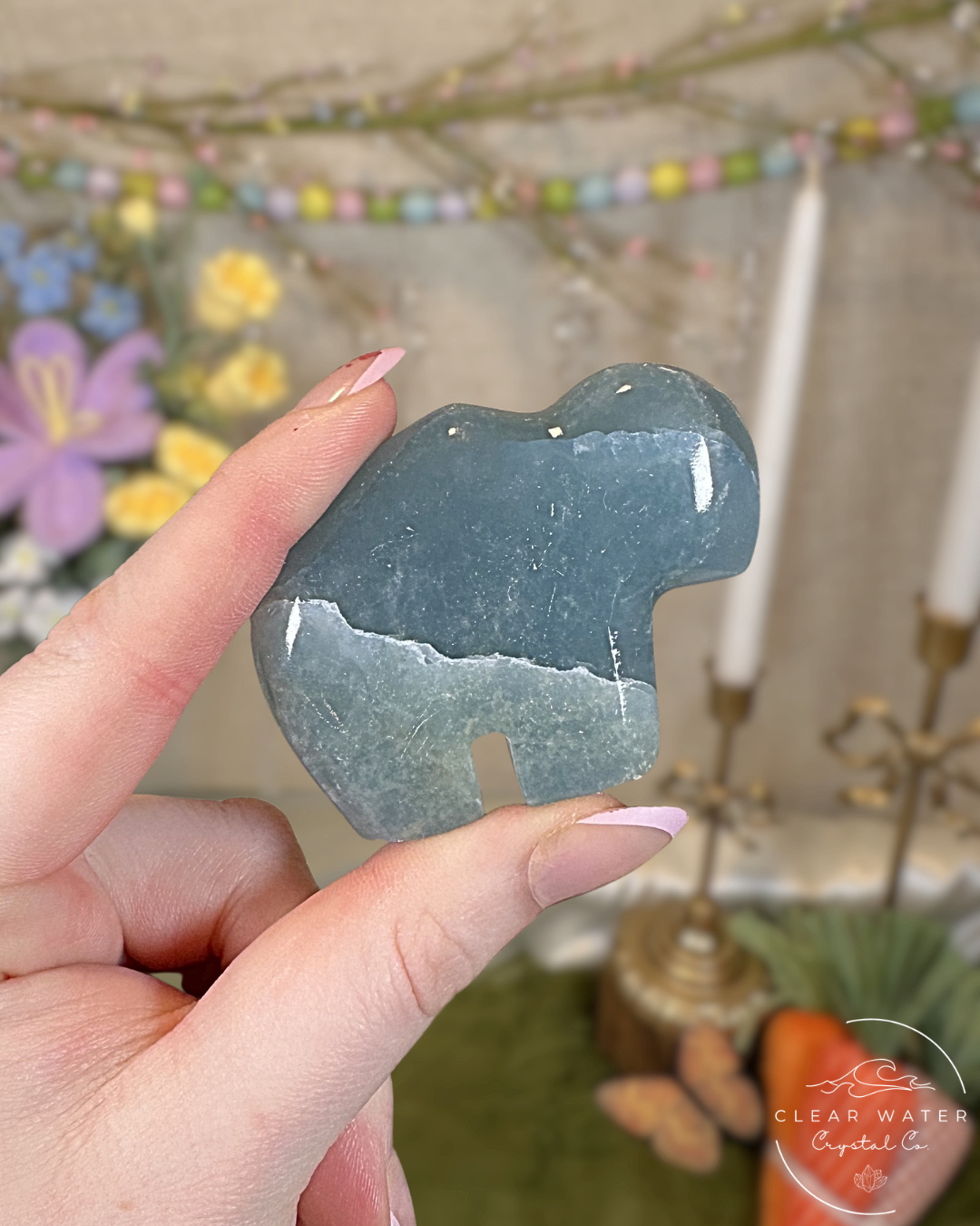 Blue Onyx Buffalo Carvings – Argentina