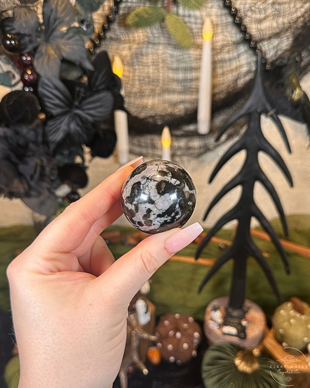 Indigo Gabbro Sphere | Mexico