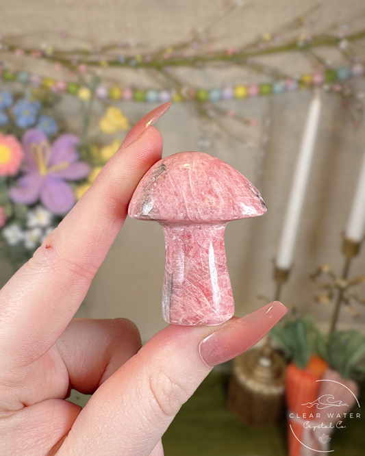 Rhodochrosite Mushroom – Argentina