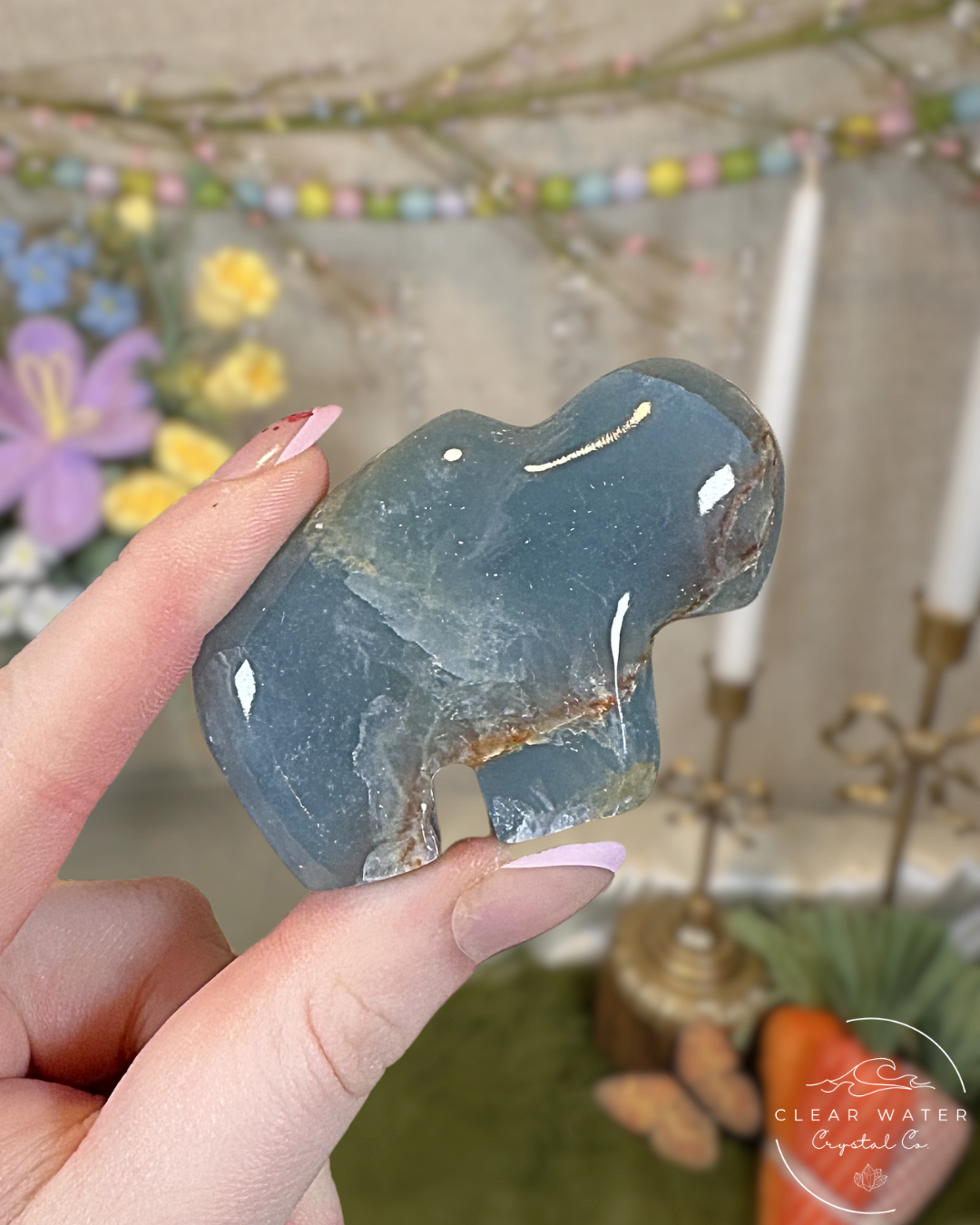 Blue Onyx Buffalo Carvings – Argentina