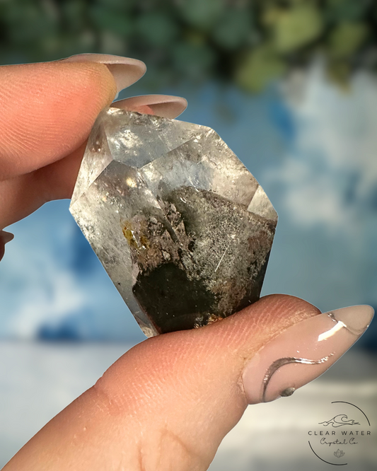 Garden Quartz Freeform - Miniature Worlds with Internal Rainbow Light