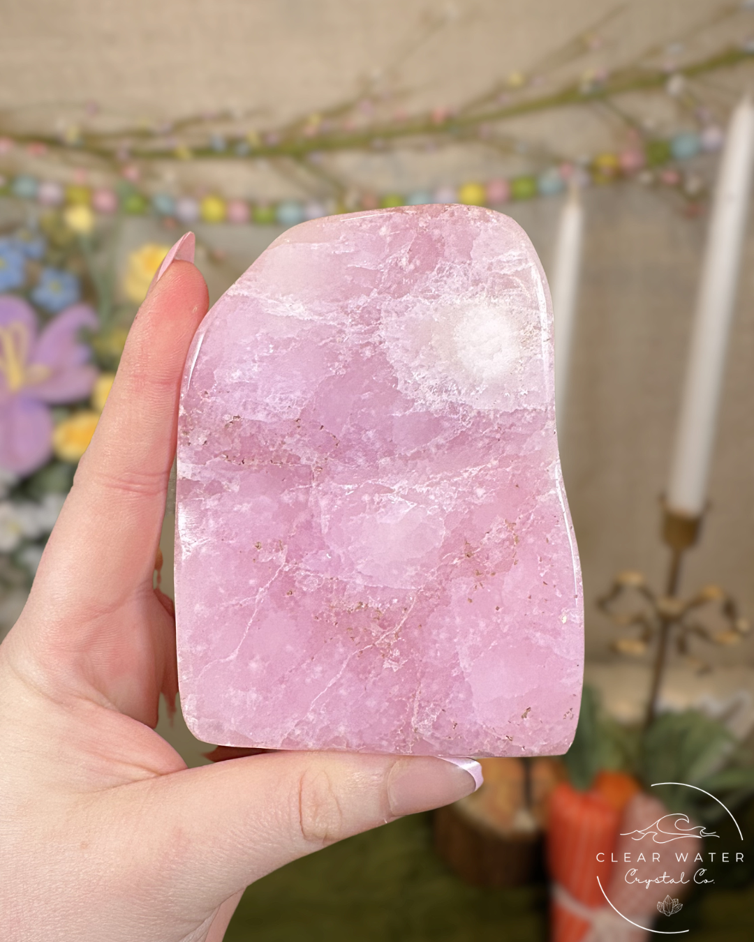 Pink Aragonite Freeforms – Pakistan