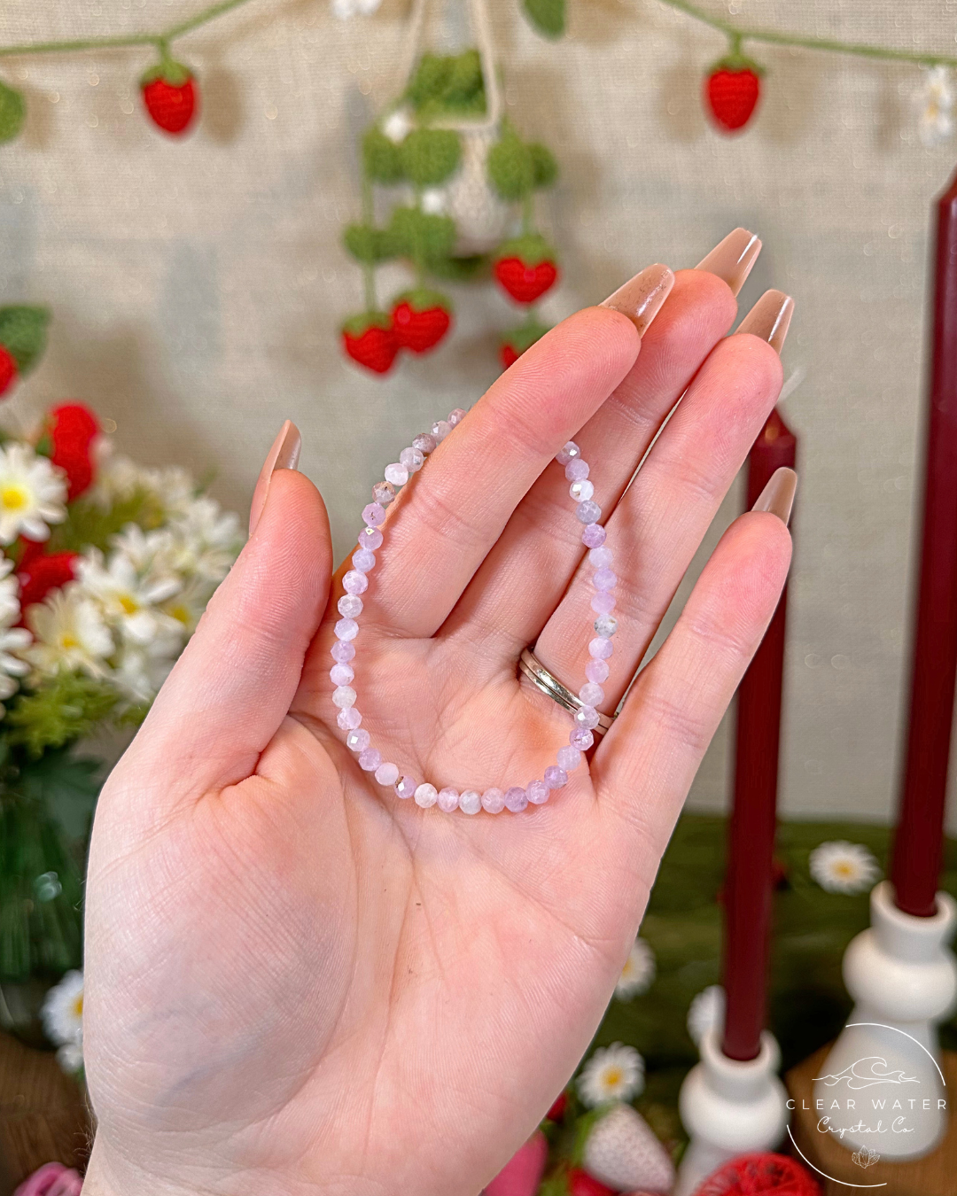 Faceted Kunzite Bracelet