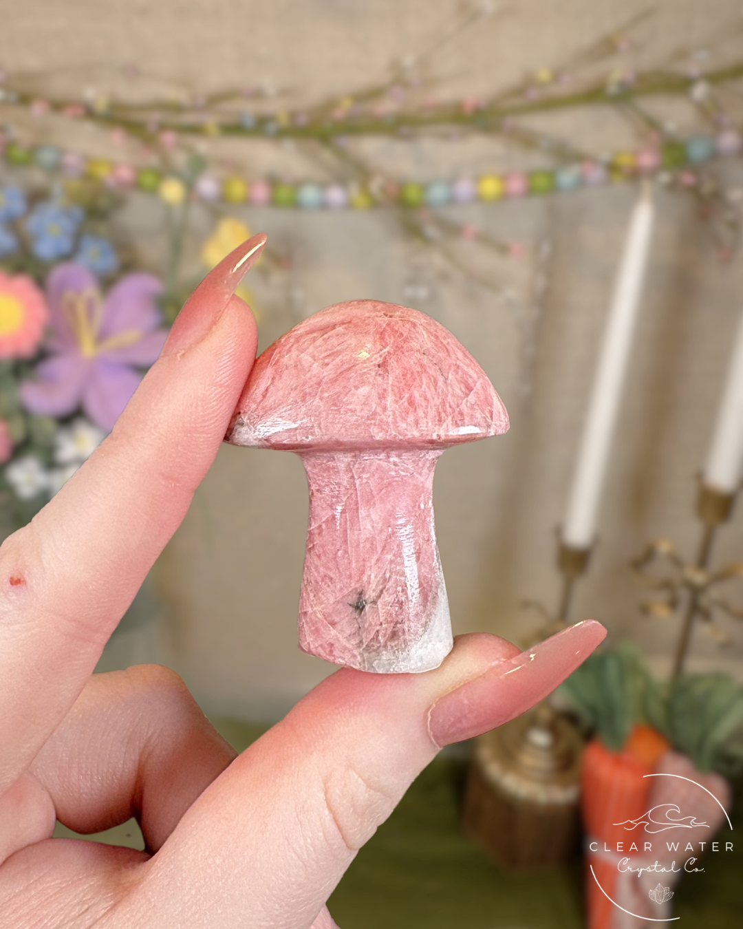 Rhodochrosite Mushroom – Argentina