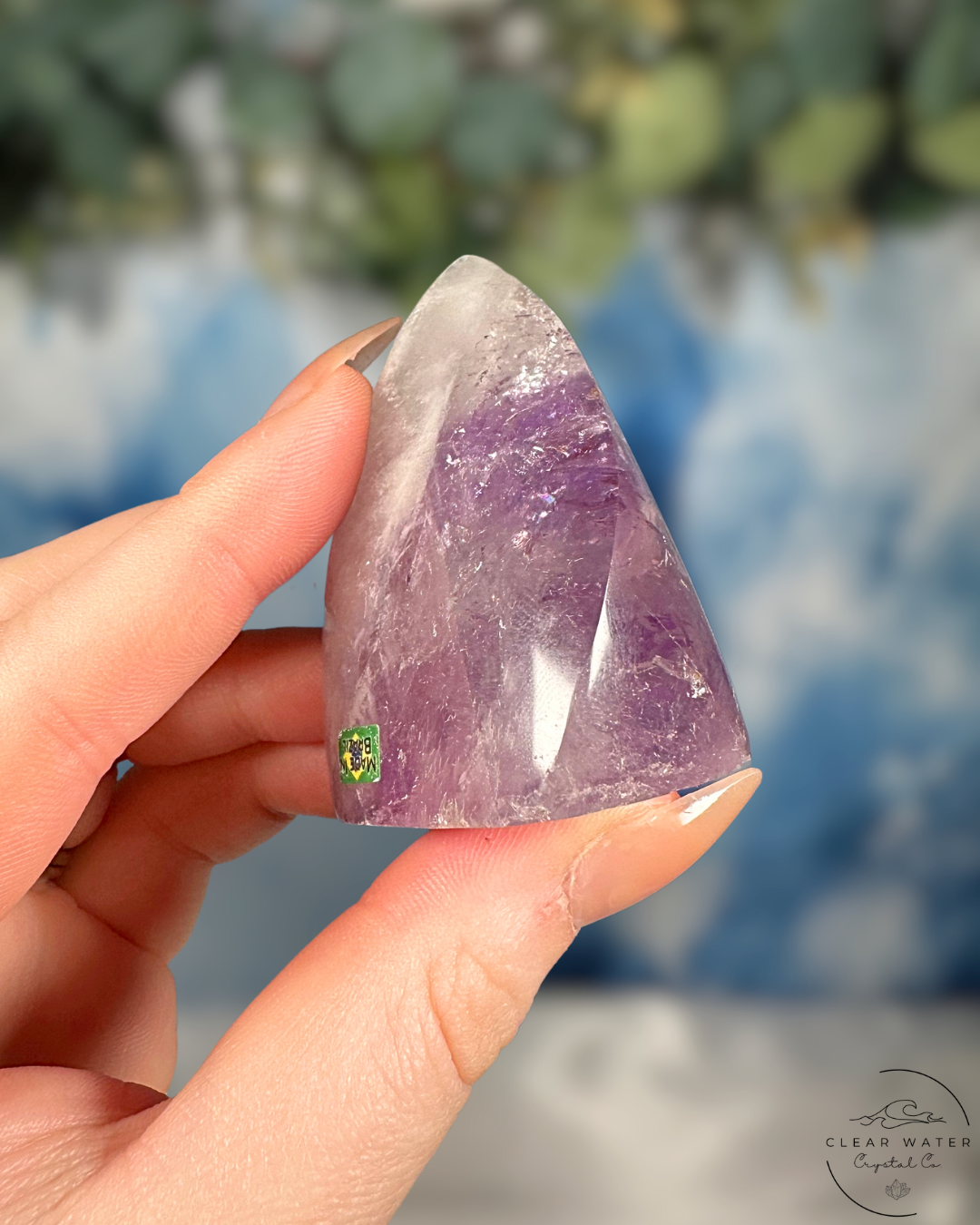 Brazilian Amethyst Flames- Phantoms, Rainbows & Royal Hues