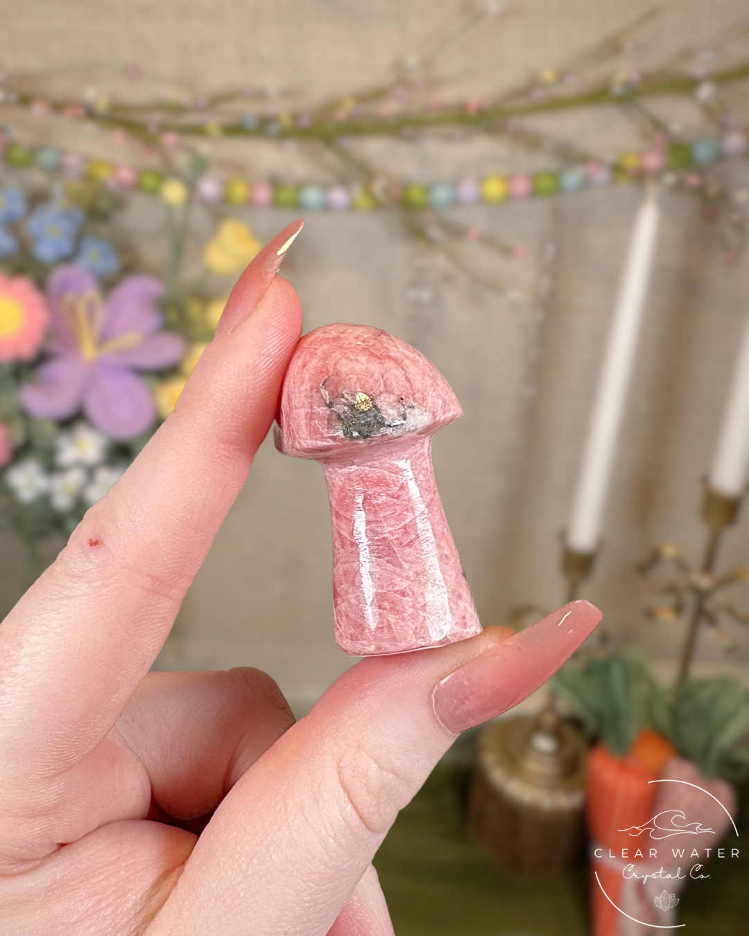 Rhodochrosite Mushroom – Argentina