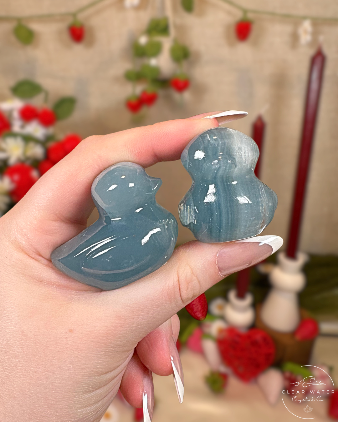 Blue Onyx Duck Carvings | Argentina