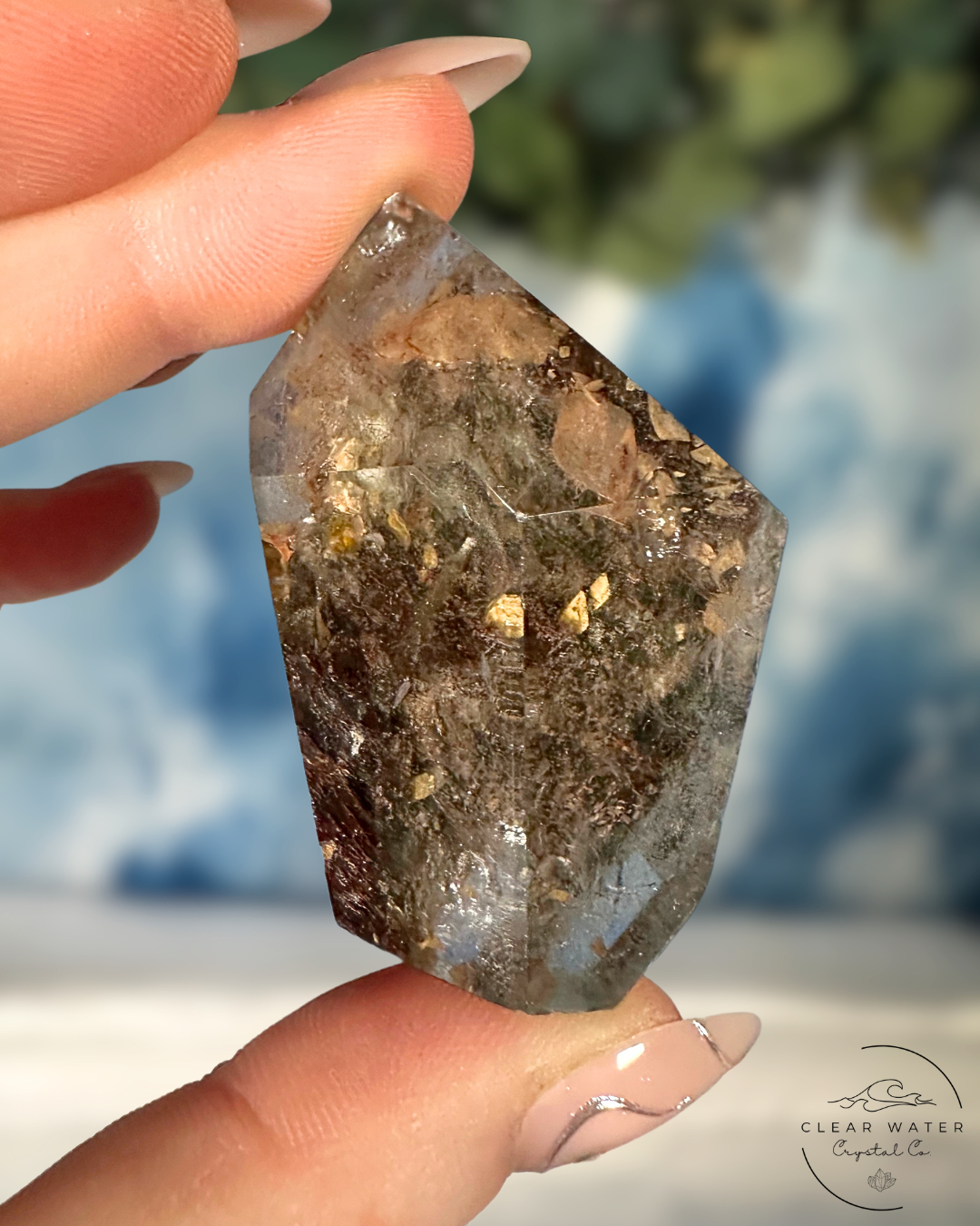Garden Quartz Freeform - Miniature Worlds with Internal Rainbow Light