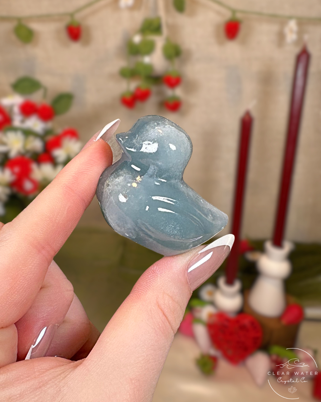 Blue Onyx Duck Carvings | Argentina