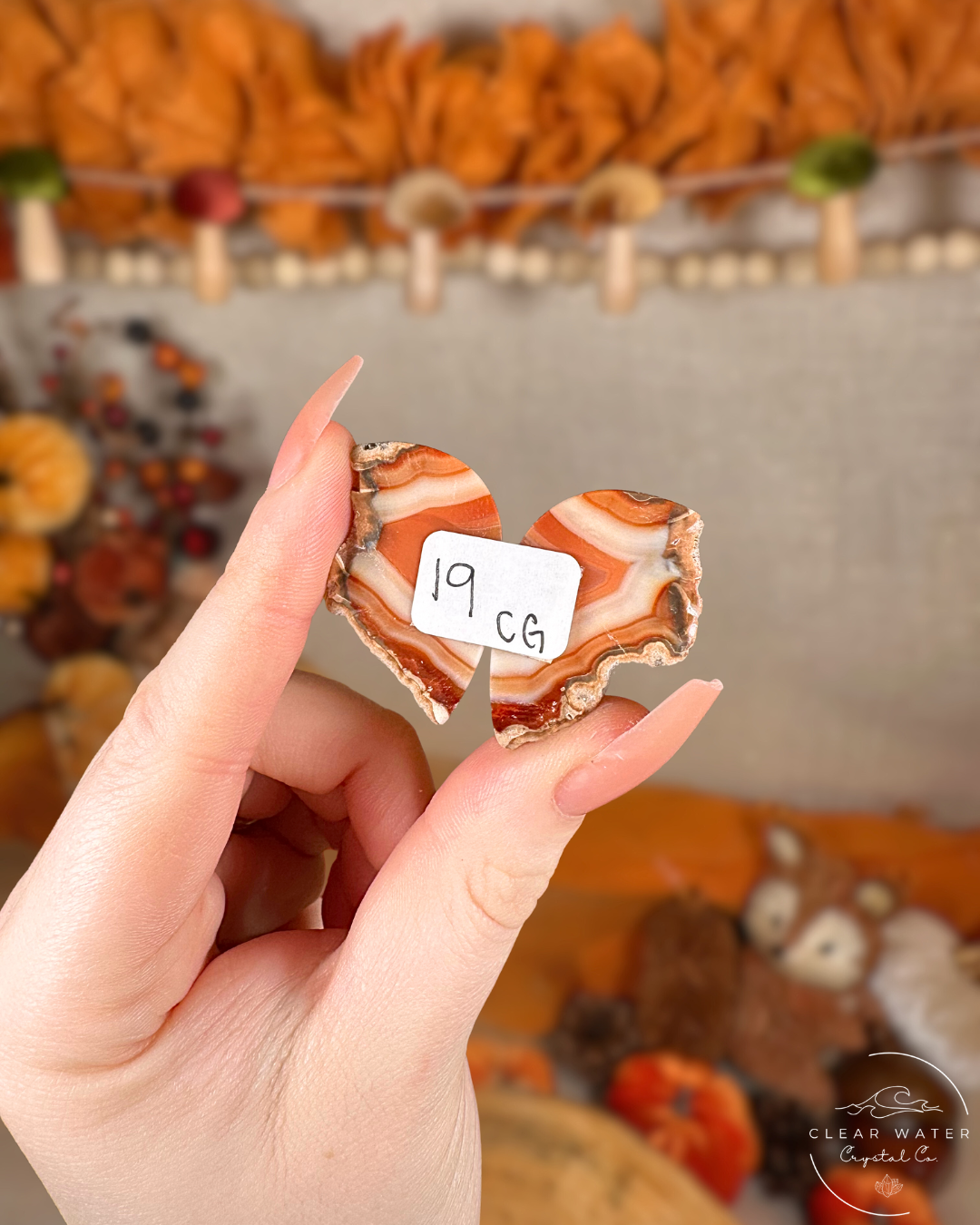 Carnelian Agate Pairs (Motifs) – Indonesia