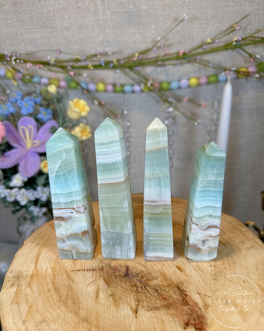 Pistachio Calcite Towers – Pakistan