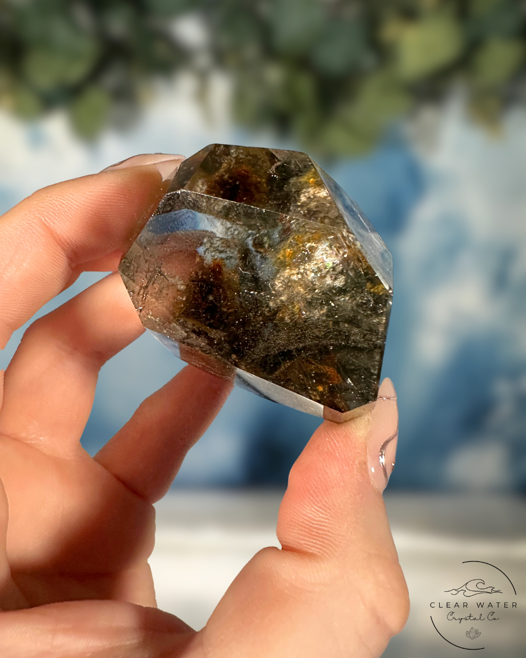 Garden Quartz Freeform - Miniature Worlds with Internal Rainbow Light