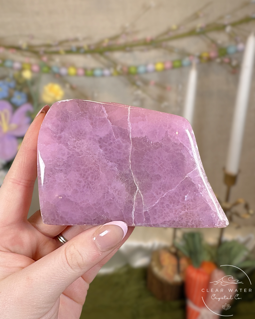 Pink Aragonite Freeforms – Pakistan