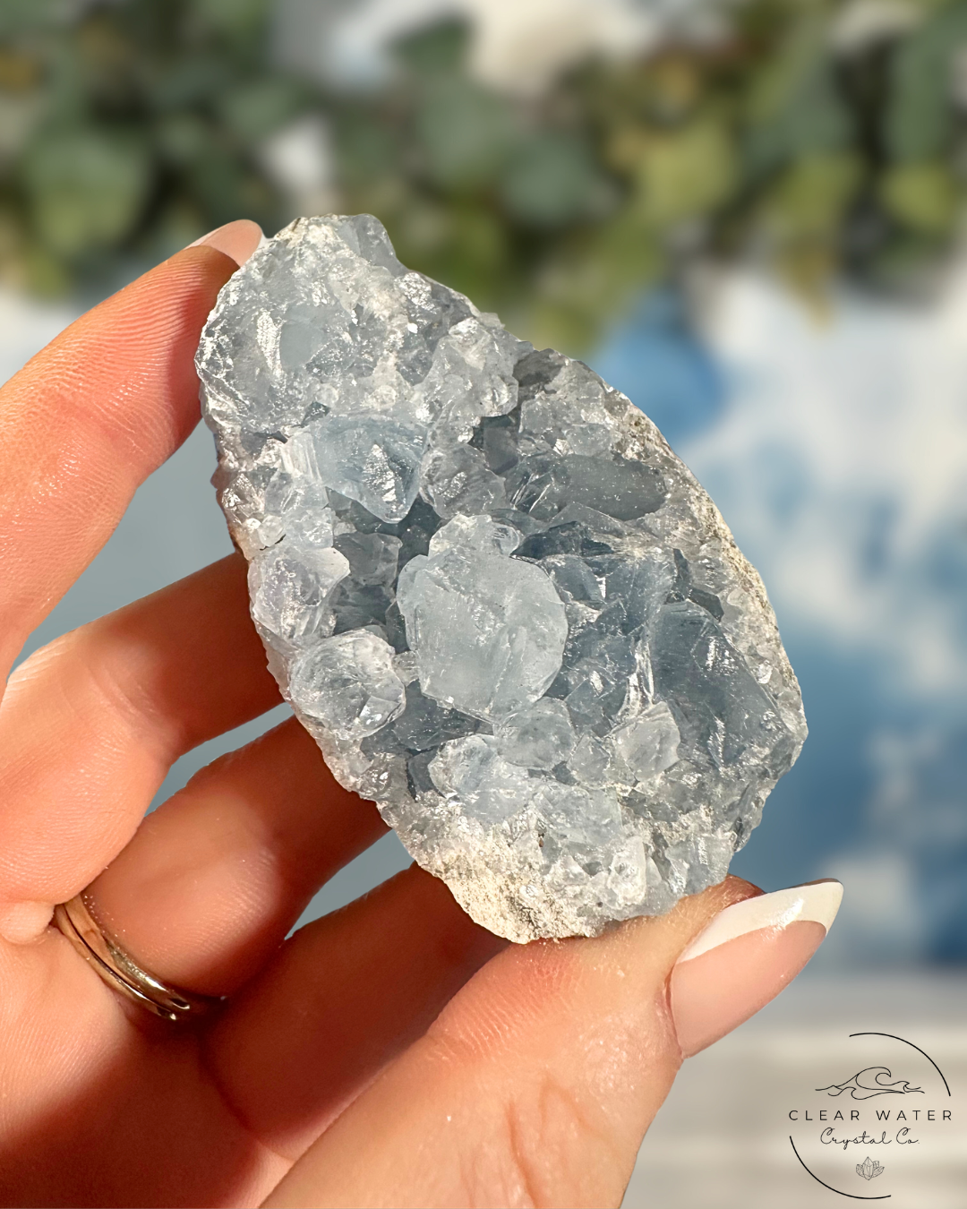Celestite Clusters: Whispers of the Heavens