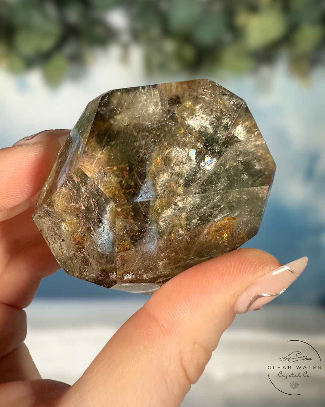 Garden Quartz Freeform - Miniature Worlds with Internal Rainbow Light