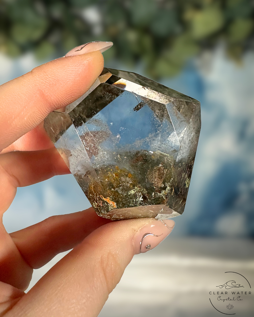 Garden Quartz Freeform - Miniature Worlds with Internal Rainbow Light