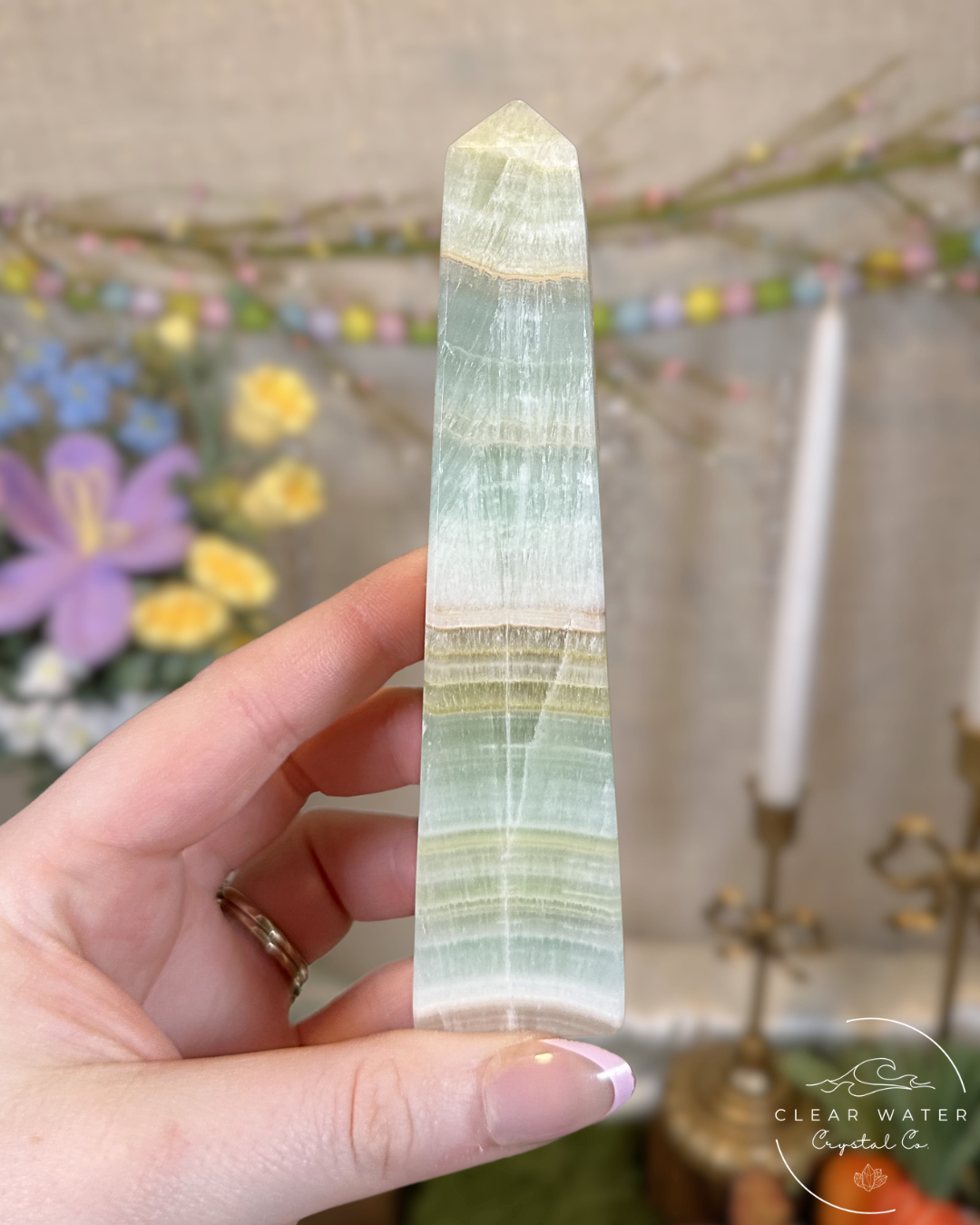 Pistachio Calcite Towers – Pakistan