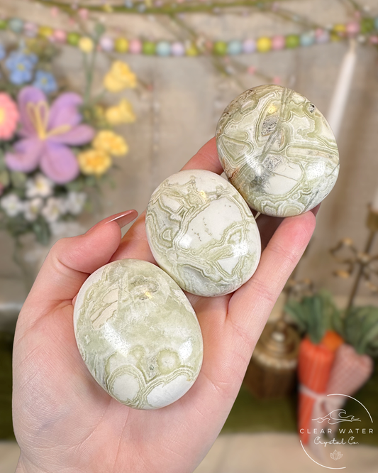 Green Maligano Jasper Palmstone – Indonesia