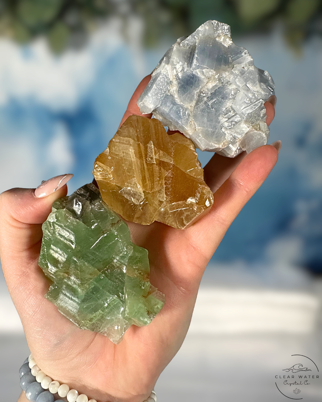 Raw Calcite Chunks: Earth's Embrace