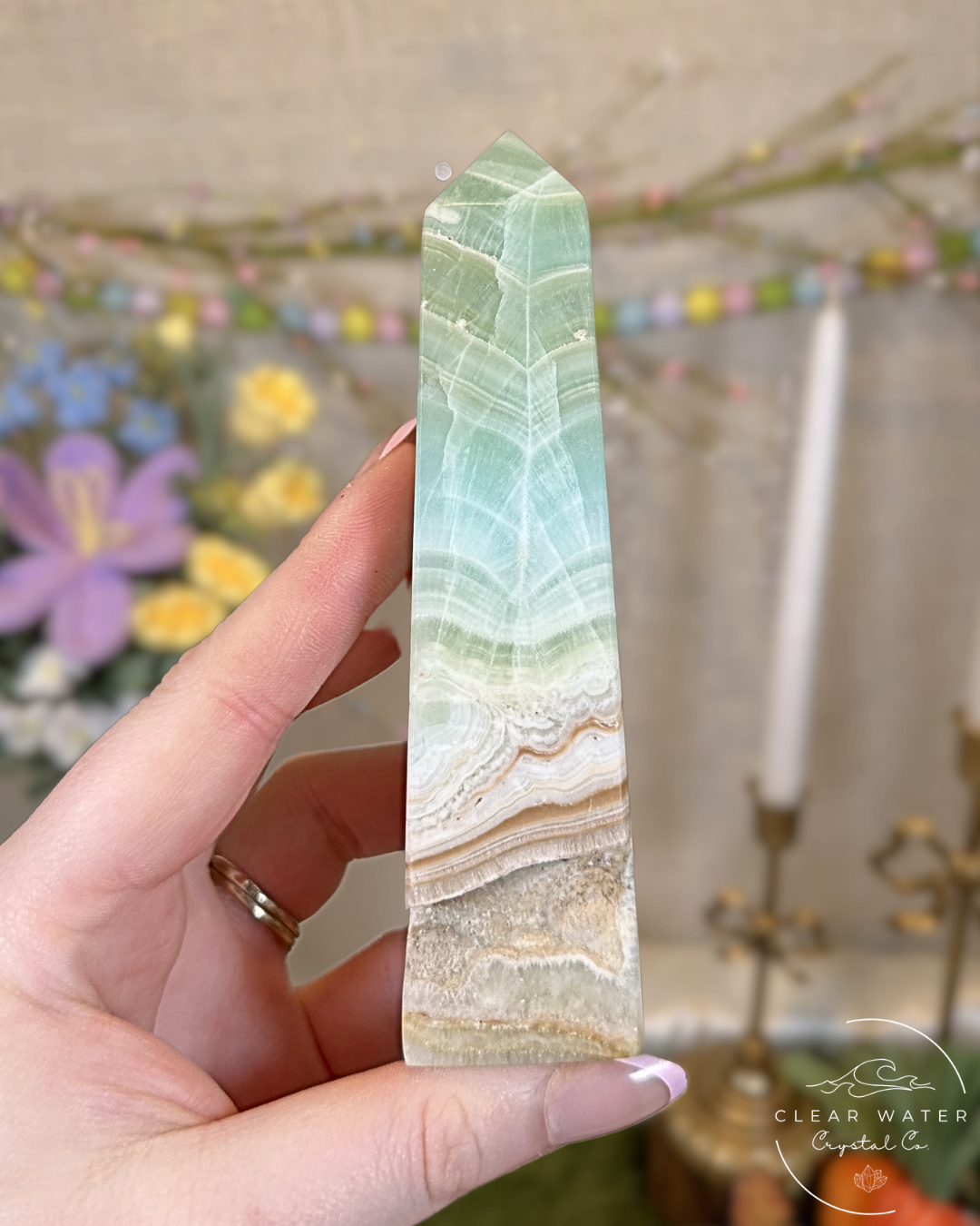 Pistachio Calcite Towers – Pakistan