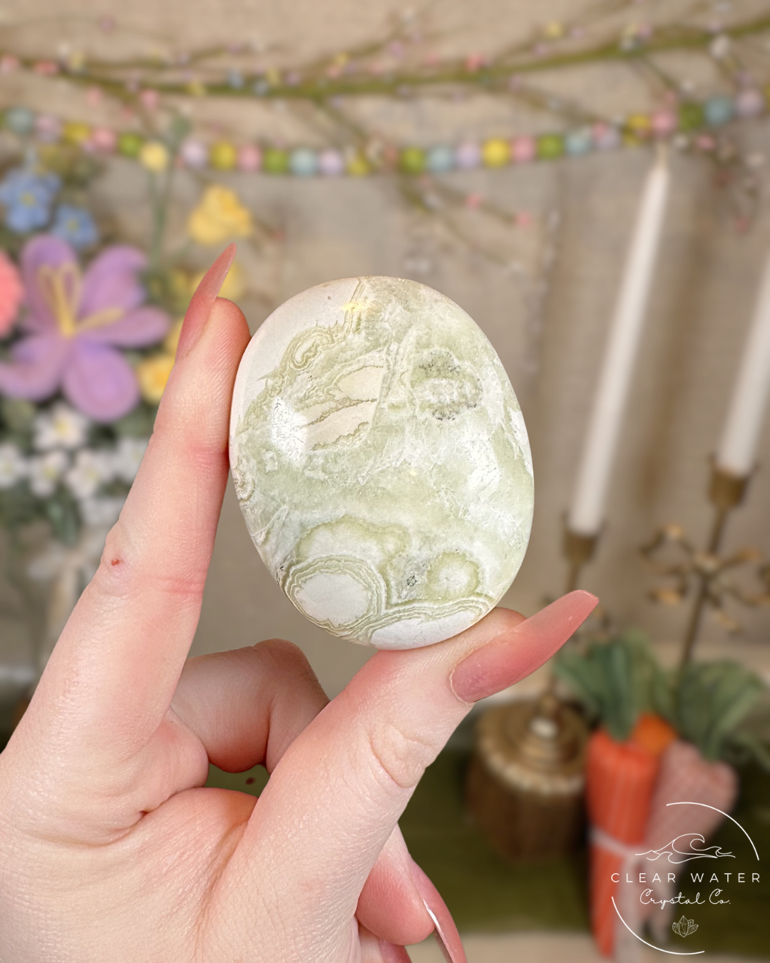 Green Maligano Jasper Palmstone – Indonesia