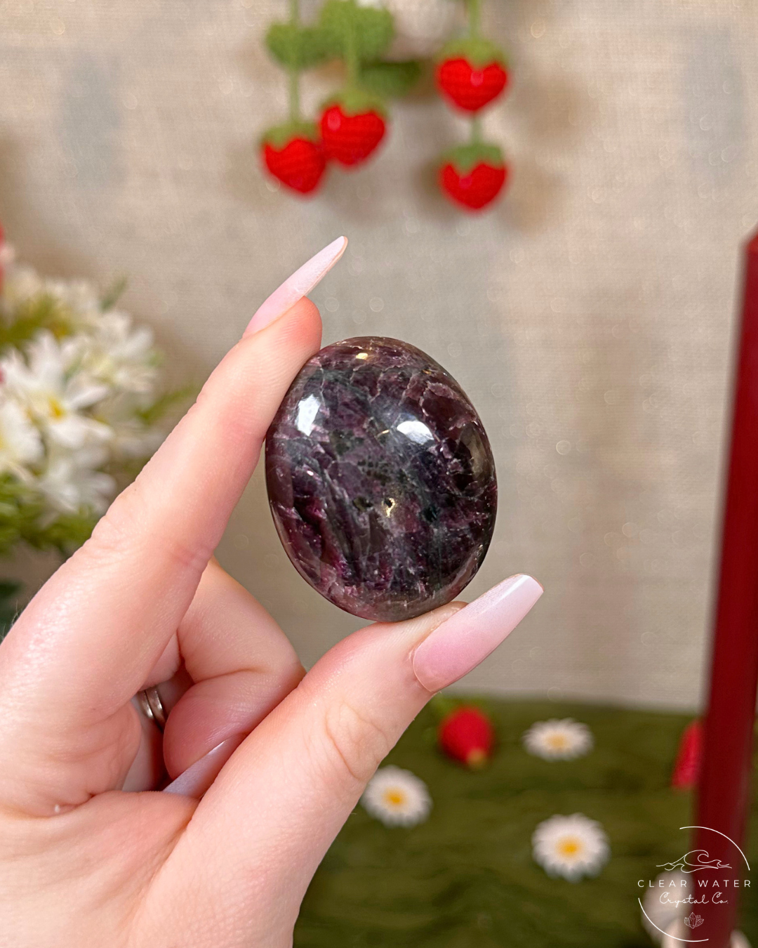 Gem Garnet Palmstones | India