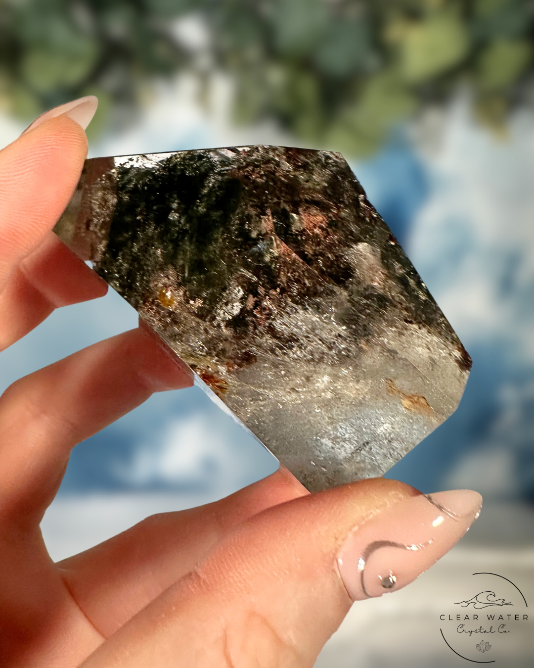 Garden Quartz Freeform - Miniature Worlds with Internal Rainbow Light