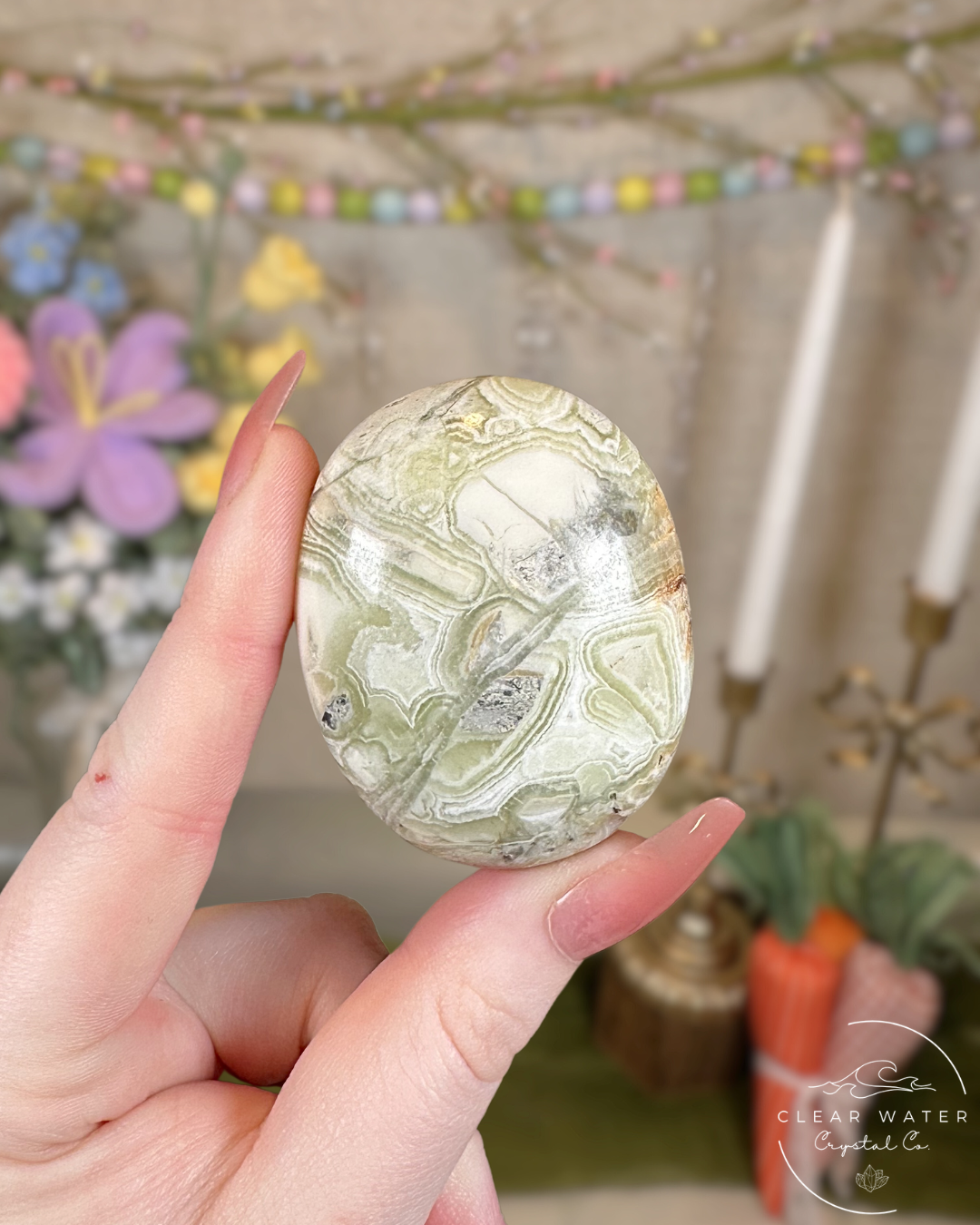 Green Maligano Jasper Palmstone – Indonesia
