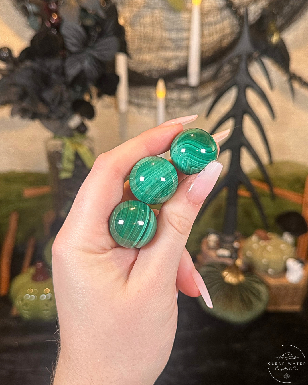 Mini Malachite Sphere | The Congo