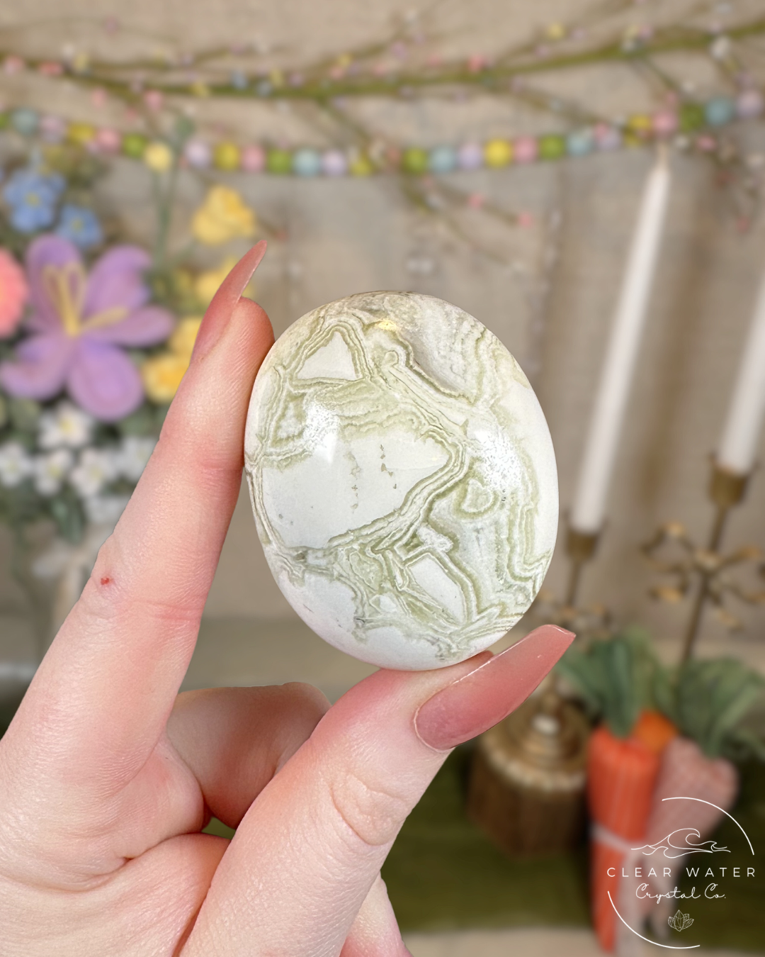 Green Maligano Jasper Palmstone – Indonesia