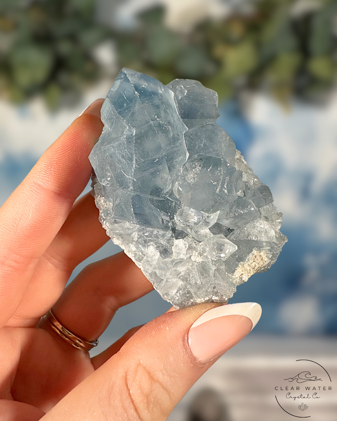Celestite Clusters: Whispers of the Heavens