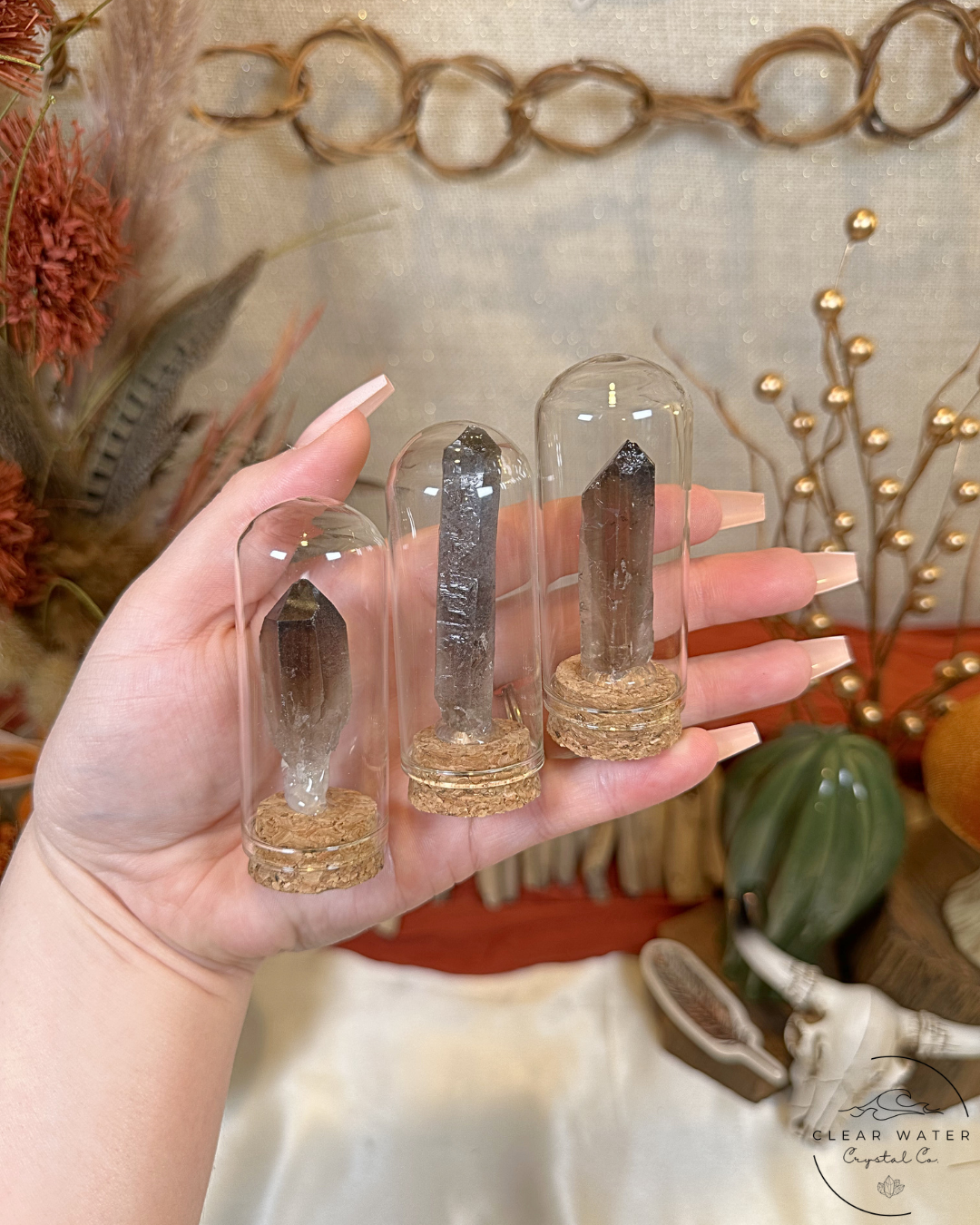 Raw Smoky Quartz Capsule