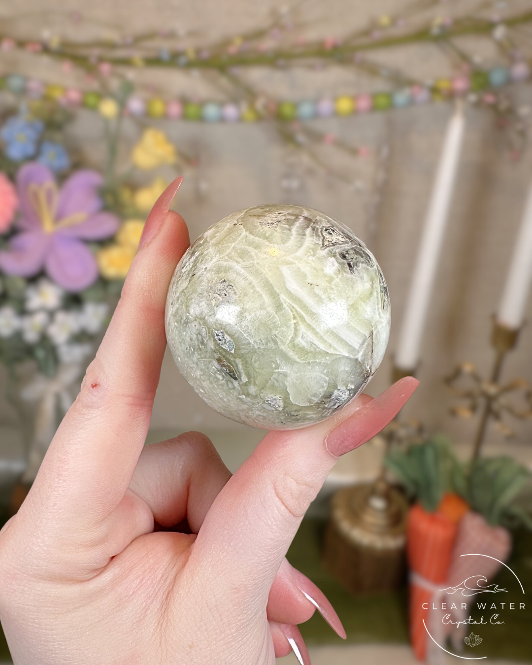 Green Maligano Jasper Spheres – Indonesia